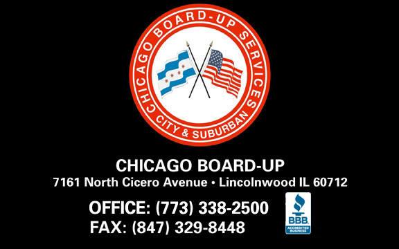 emergency board up service Illinois, fire board up Illinois, board-up IL, board up broken glass Chicagoland, board up Chicago